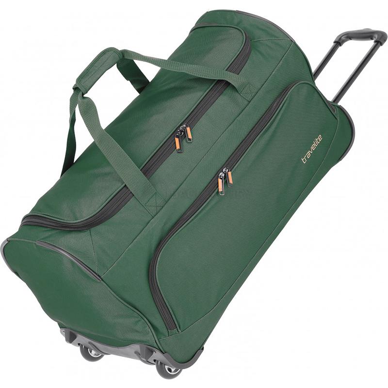 Дорожня сумка на 2 колесах Travelite Basics Fresh Dark Green 89л (TL096277-86)