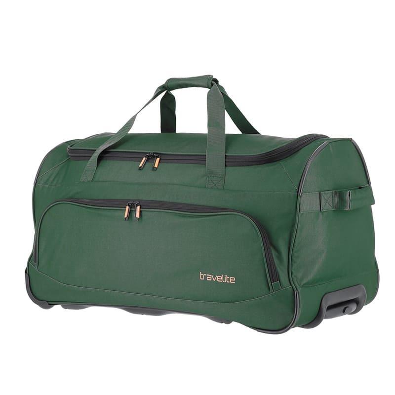 Дорожня сумка на 2 колесах Travelite Basics Fresh Dark Green 89л (TL096277-86)