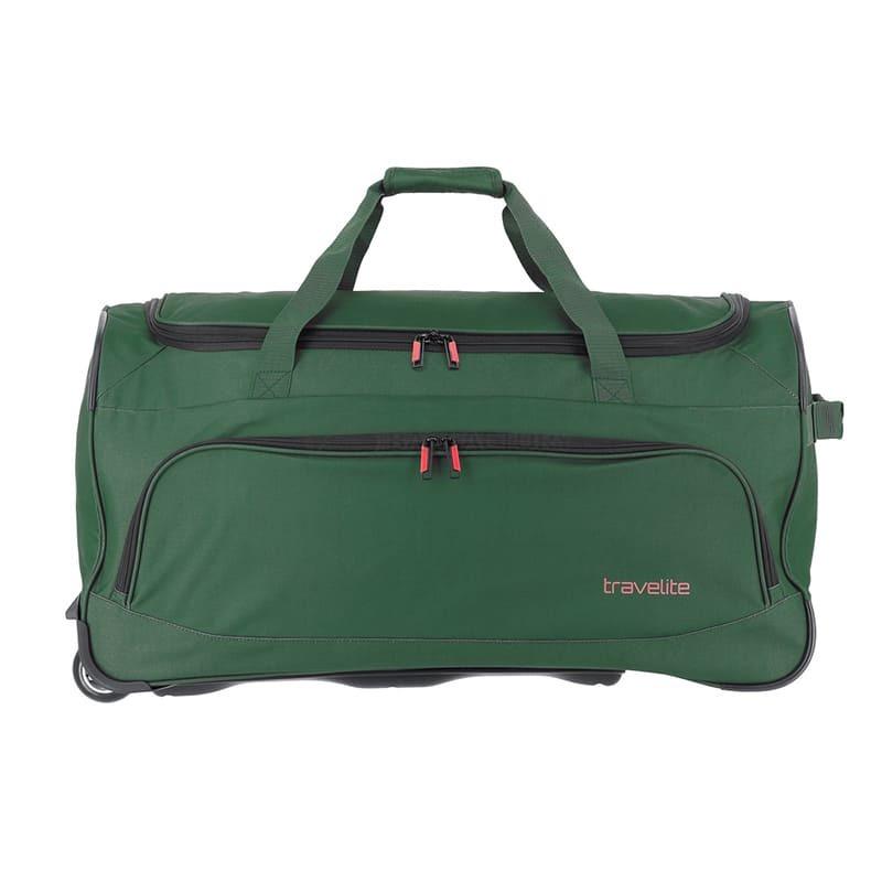 Дорожня сумка на 2 колесах Travelite Basics Fresh Dark Green 89л (TL096277-86)