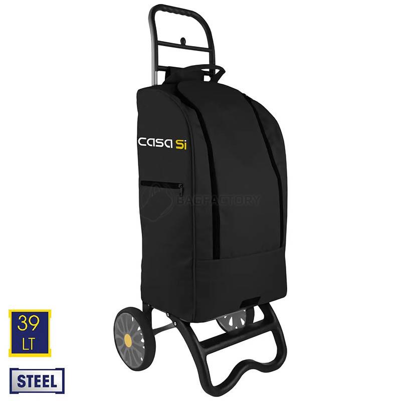 Господарська сумка-візок Casa Si Partner 40л Black (DAS302426)