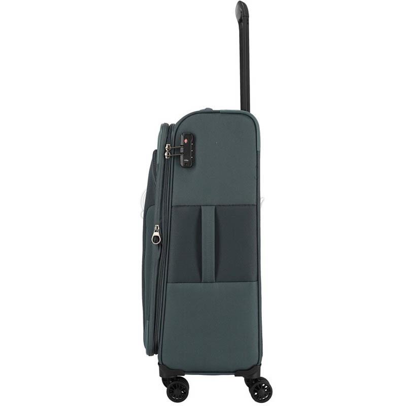 Валіза на 4 колесах Travelite Croatia Forest Green M exp. 61/66л (TL080348-82)