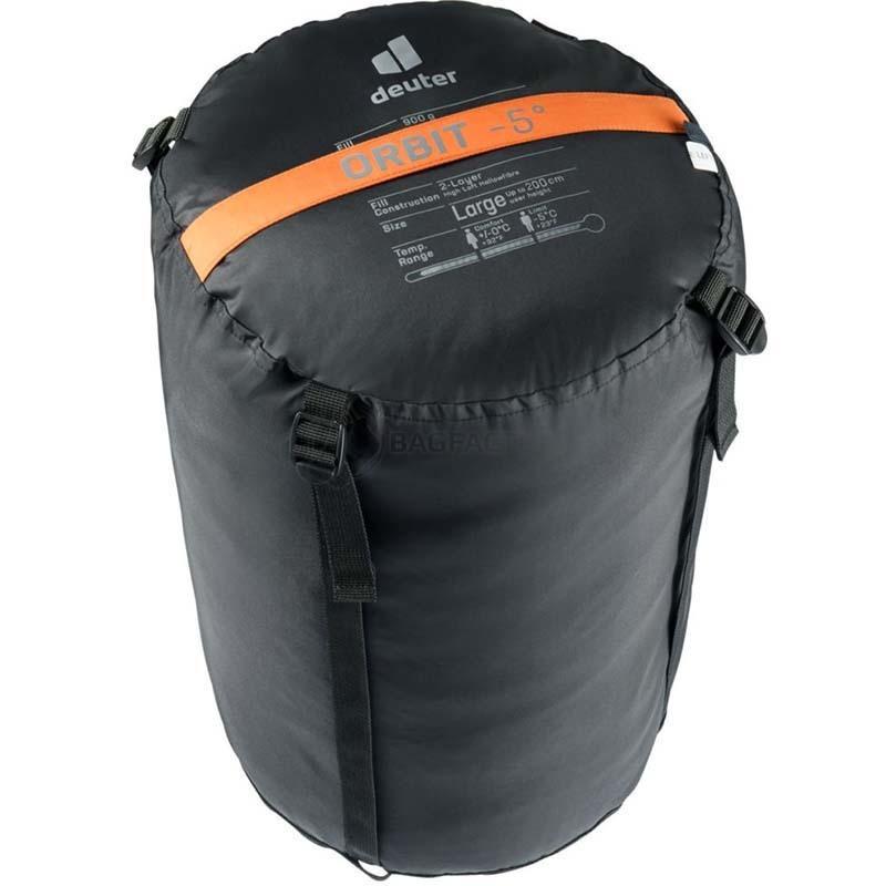 Спальний мішок Deuter Orbit -5° L Mandarine-Ink правий (3701822 9314 0)
