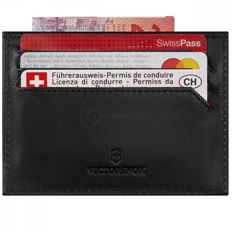 Кредитниця Victorinox Travel Altius Alox Slim Black із RFID захистом (Vt611580)