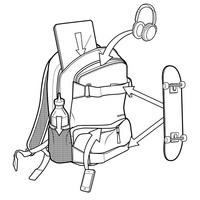 Міський рюкзак Burton Treble Yell 21L Stout White Voyager (9010510554321)