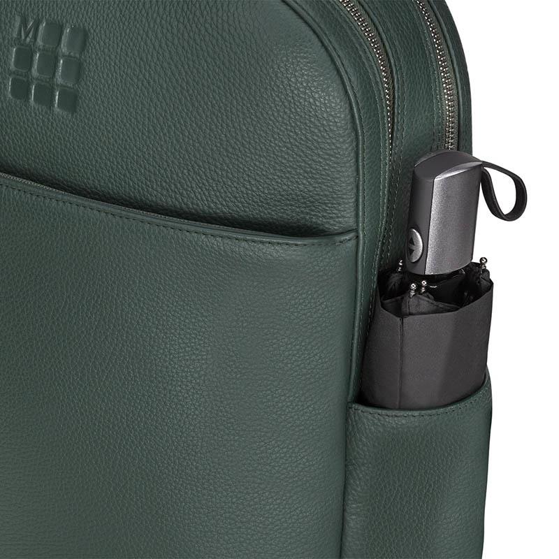 Міський рюкзак Moleskine Classic PRO 15л Лісовий зелений Шкіряний (ET23PBKK54)