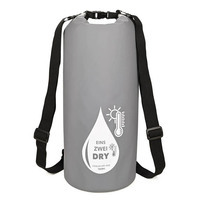 Сумка-рюкзак Troika 1-2-Dry Waterproof з функцією охолодження 10L Grey (RUC03/GY)