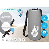 Сумка-рюкзак Troika 1-2-Dry Waterproof з функцією охолодження 10L Grey (RUC03/GY)
