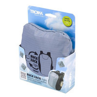 Міський рюкзак складний Troika RUCKZACK Ultra Lightweight 18л Сірий (RUC04/GY)