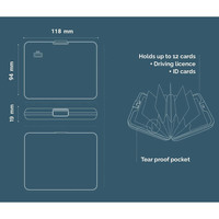 Гаманець алюмінієвий Ogon Big Stockholm Черепа (BS_Skulls)