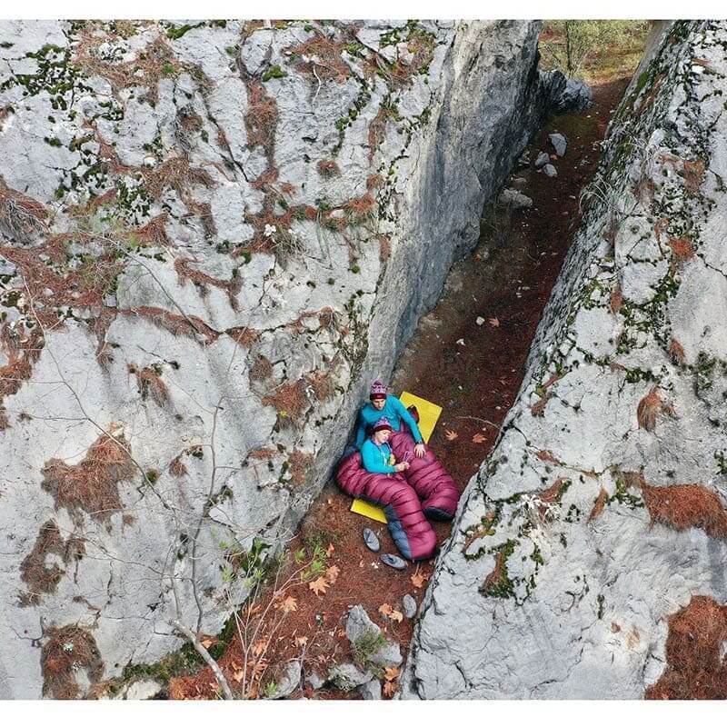 Спальник пуховий Turbat KUK 700 Legion Blue/Dark Cheddar 185 см (012.005.0367)