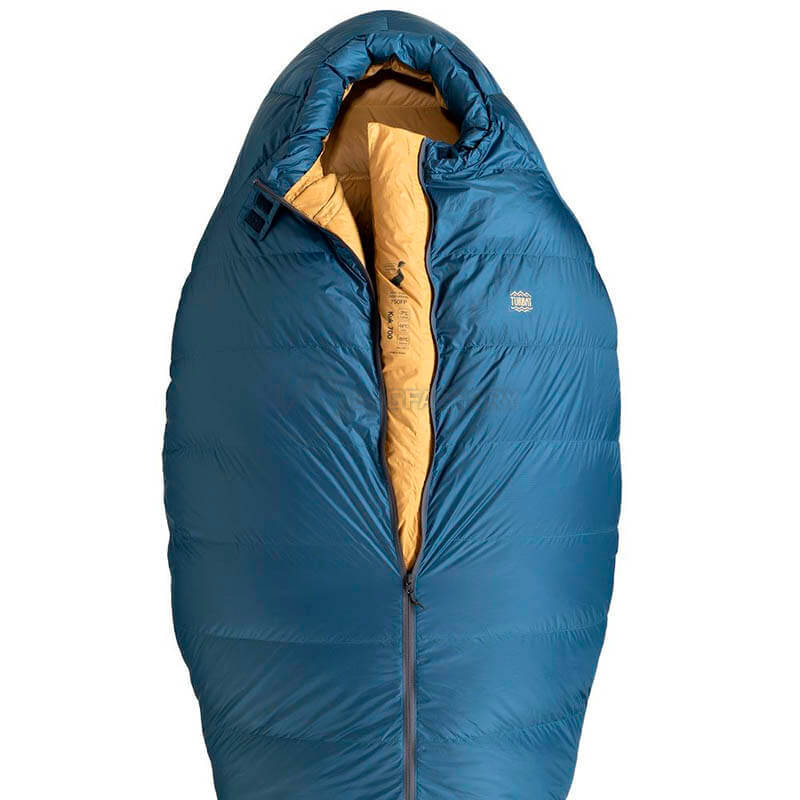 Спальник пуховий Turbat KUK 700 Legion Blue/Dark Cheddar 185 см (012.005.0367)