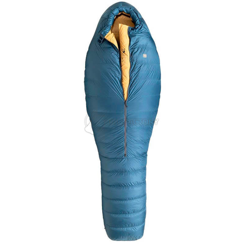 Спальник пуховий Turbat KUK 700 Legion Blue/Dark Cheddar 185 см (012.005.0367)