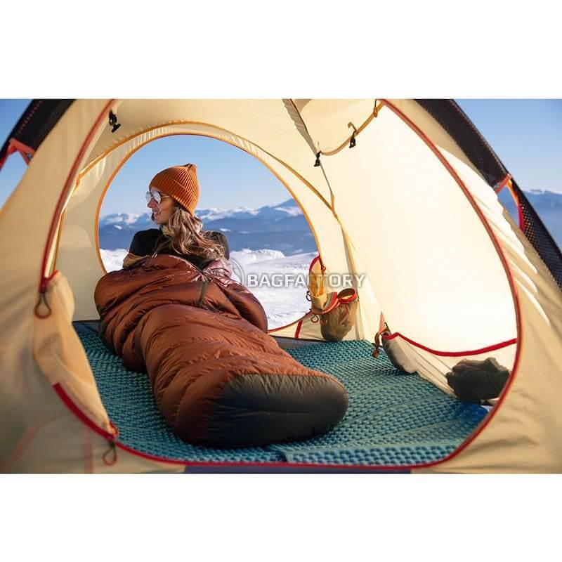 Спальник пуховий Turbat KUK 700 Legion Blue/Dark Cheddar 185 см (012.005.0367)