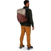 Міський рюкзак Osprey Quasar 26 Sawdust Tan/Raisin Red (009.3648)