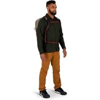 Міський рюкзак Osprey Quasar 26 Sawdust Tan/Raisin Red (009.3648)