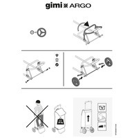 Господарська сумка-візок Gimi Argo 45 Black (929458)