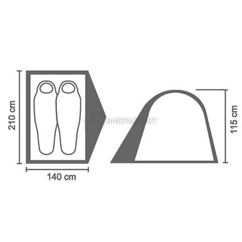 Намет двомісний Rock Empire Peak (ZCT001)