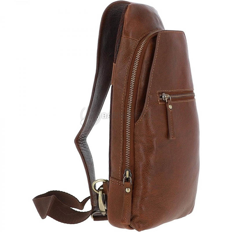 Городской рюкзак слинг Ashwood M53 Cognac (M53 COGNAC)