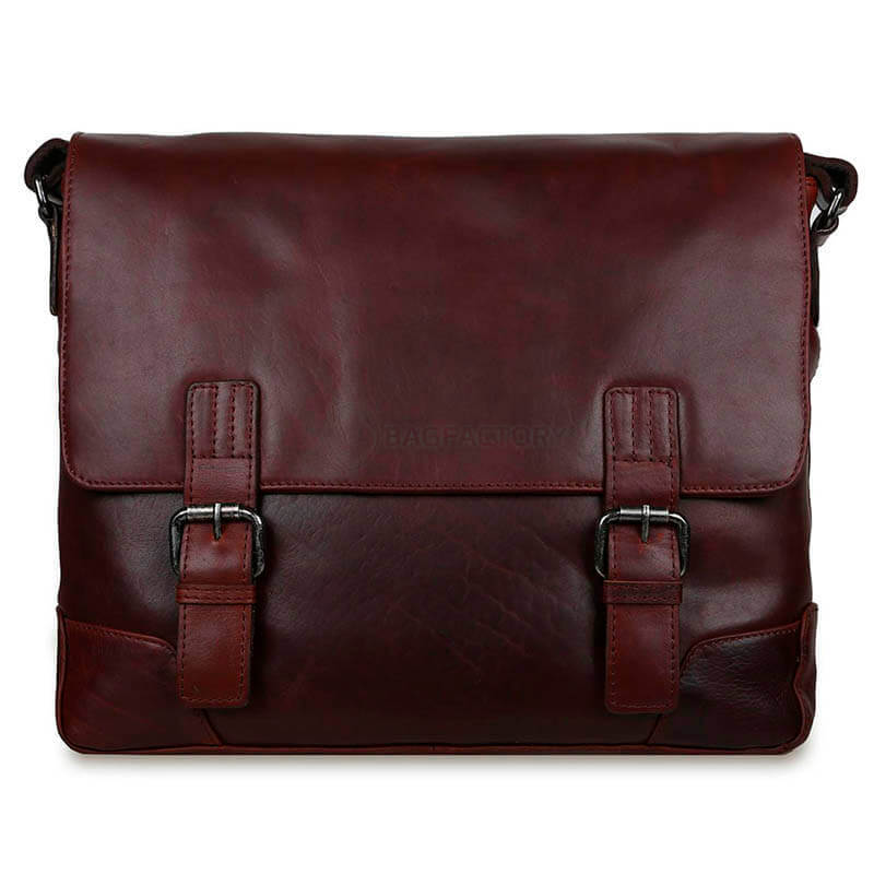 Чоловіча сумка шкіряна Ashwood Oscar Tan Рудий (OSCAR TAN)
