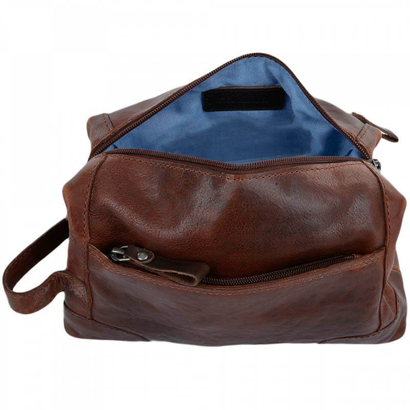 Несесер шкіряний Ashwood 4557 Tan Рудий (4557 TAN)