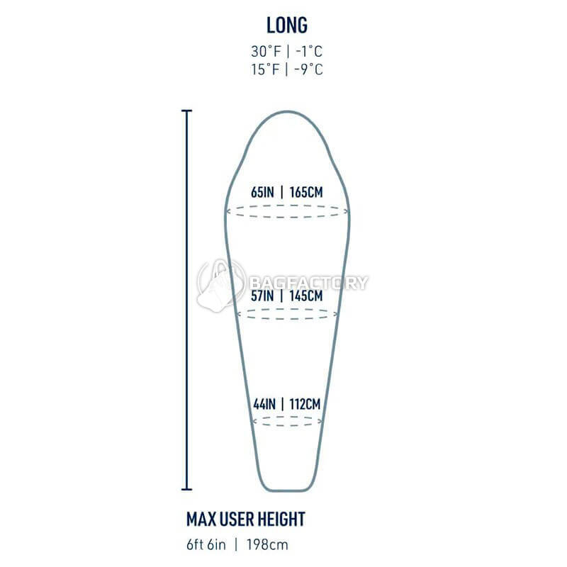 Спальний мішок Sea to Summit Spark Pro -1C/30F Beluga Black Long 198см (STS ASL041071-210104)