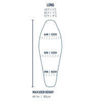 Спальний мішок Sea to Summit Spark Women -9C/15F Pewter Grey Long 185см (STS ASL041071-351706)