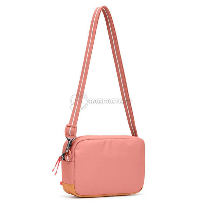 Жіноча сумка антизлодій Pacsafe GO Сrossbody 6 ст. захисту 2.5 л Рожевий (35105340)