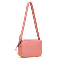 Жіноча сумка антизлодій Pacsafe GO Сrossbody 6 ст. захисту 2.5 л Рожевий (35105340)