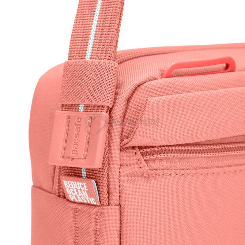 Жіноча сумка антизлодій Pacsafe GO Сrossbody 6 ст. захисту 2.5 л Рожевий (35105340)