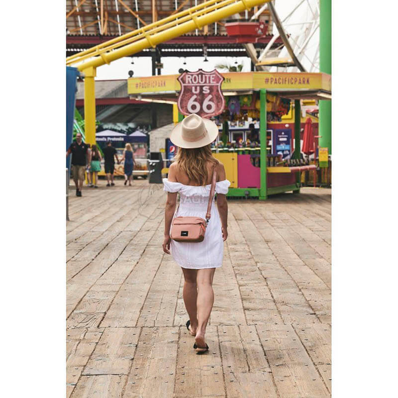 Жіноча сумка антизлодій Pacsafe GO Сrossbody 6 ст. захисту 2.5 л Рожевий (35105340)