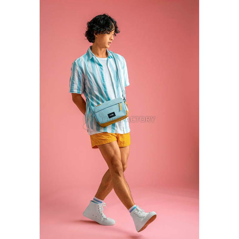 Жіноча сумка антизлодій Pacsafe GO Сrossbody 6 ст. захисту 2.5 л М'ятний (35105528)