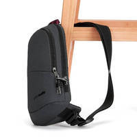 Чоловіча сумка через плече антизлодій Pacsafe Vibe 150 Sling Pack 2.5л Графітовий/Чорний (60161144)