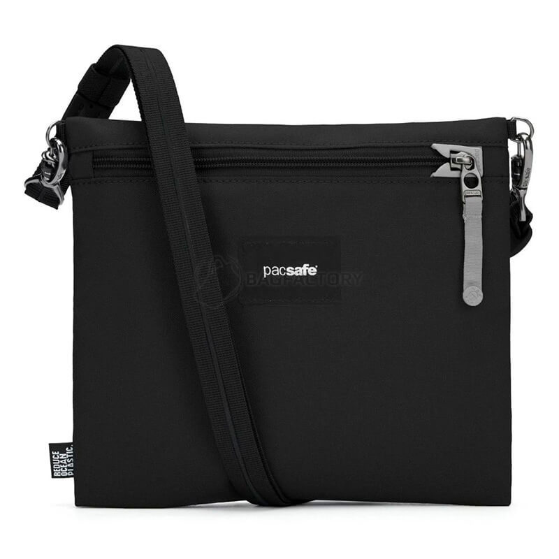 Жіноча сумка антизлодій Pacsafe GO Crossbody Pouch 4 ст. захисту 3.5 л Чорний (35125130)