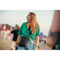 Жіноча сумка антизлодій Pacsafe GO Crossbody Pouch 4 ст. захисту 3.5 л Чорний (35125130)