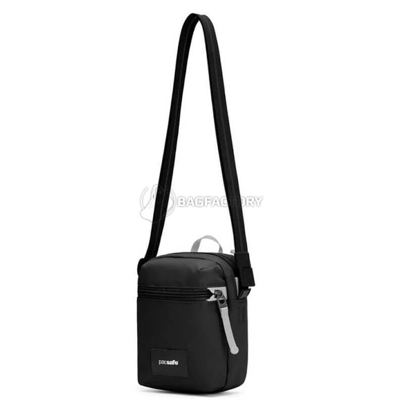 Жіноча сумка антизлодій Pacsafe GO Micro Crossbody 4 ст. захисту 1.5л Чорний (35130130)