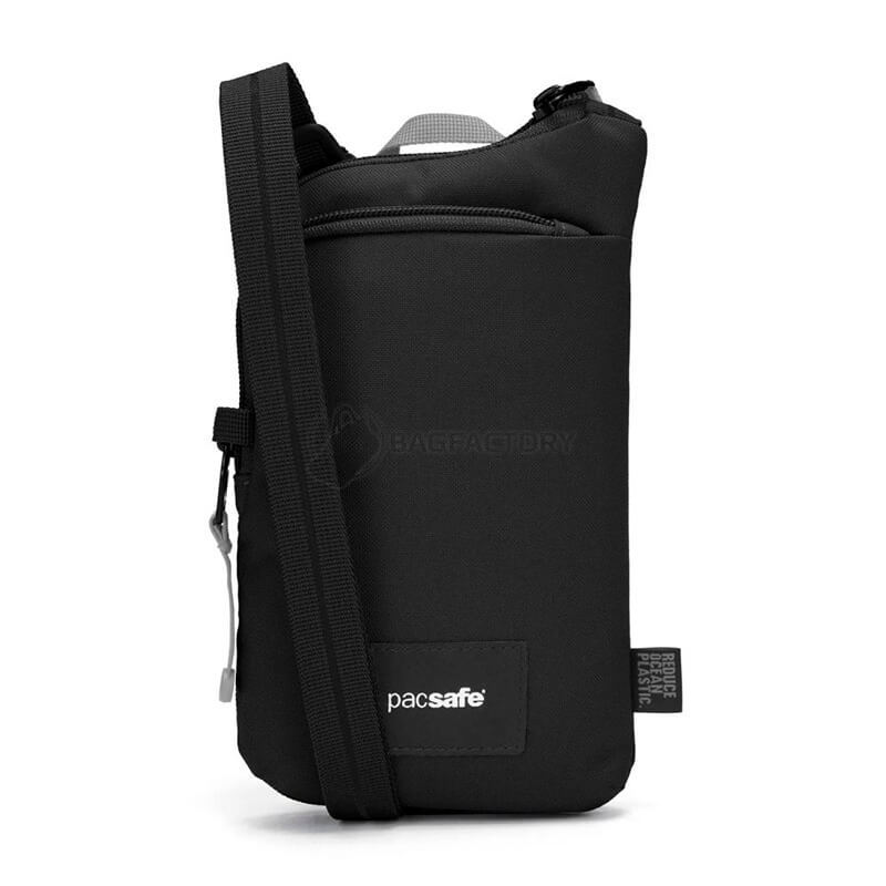Сумка через плече антизлодій Pacsafe GO Tech Crossbody 4 ст. захисту 0.2л Чорний (35175130)