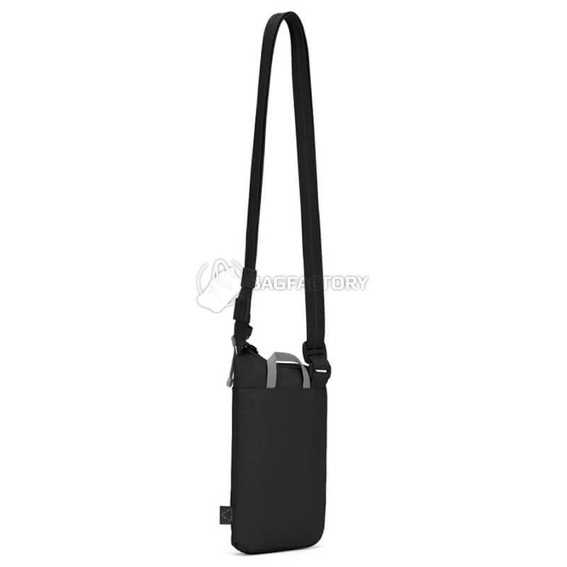 Сумка через плече антизлодій Pacsafe GO Tech Crossbody 4 ст. захисту 0.2л Чорний (35175130)