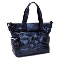 Жіноча сумка Hedgren Cocoon Puffer Tote Bag 15.71л Peacoat Blue (HCOCN03/870-02)