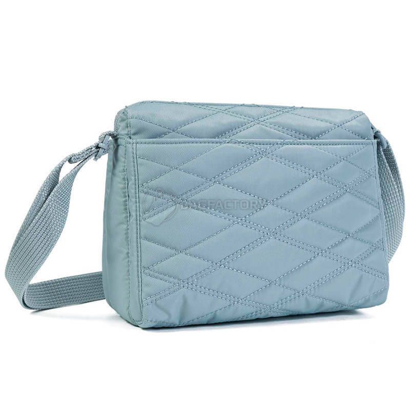 Жіноча сумка через плече Hedgren Inner City Eye 3.5 л Pearl Blue Quilt (HIC176/868-09)