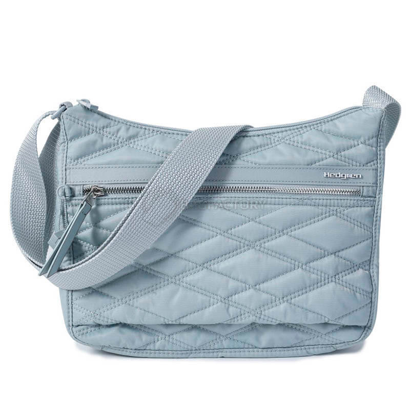 Жіноча сумка Hedgren Inner City Harper’s S 4.9 л Pearl Blue Quilt (HIC01S/868-09)
