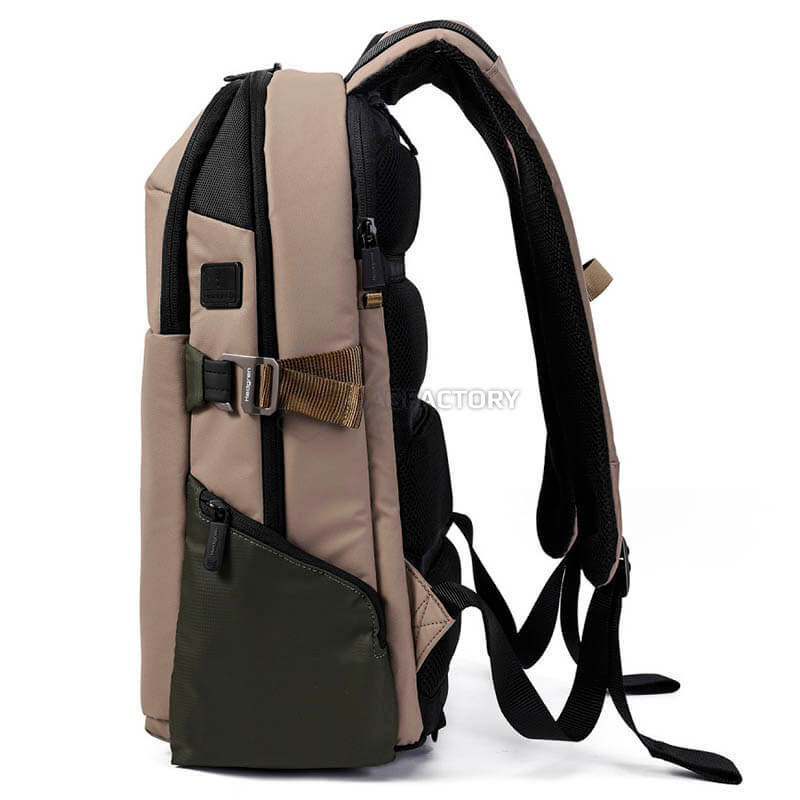 Міський рюкзак Hedgren Commute Rail 24л з дощовиком Vintage Taupe (HCOM05/877-21)