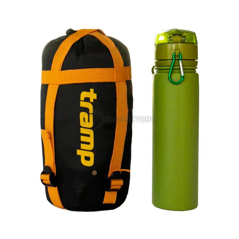 Спальний мішок Tramp Airy Light Yellow/Grey 190/80 см лівий (UTRS-056-L)