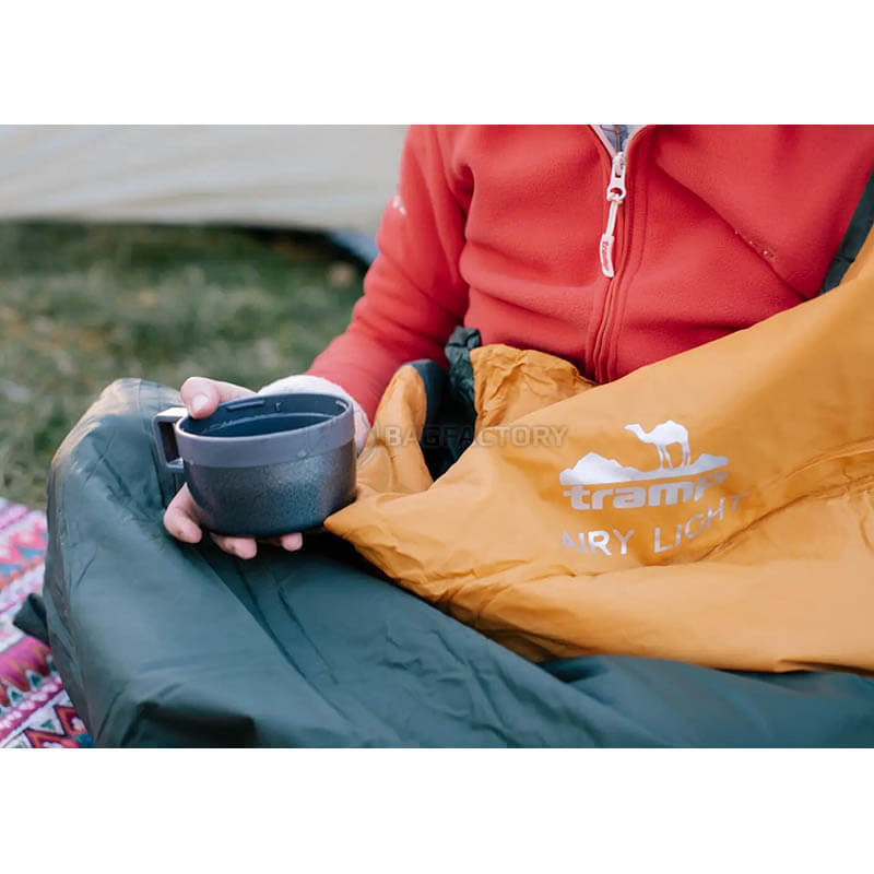 Спальний мішок Tramp Airy Light Yellow/Grey 190/80 см лівий (UTRS-056-L)