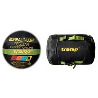 Спальний мішок Tramp Boreal Regular Green/Grey 200/80-50 см лівий (UTRS-095R-L)