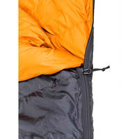 Спальний мішок пуховий Turbat Nox 400 Grey/Cheddar Orange 185 см (012.005.0394)