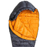 Спальний мішок пуховий Turbat Nox 400 Grey/Cheddar Orange 185 см (012.005.0394)