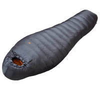 Спальний мішок пуховий Turbat Nox 400 Grey/Cheddar Orange 185 см (012.005.0394)