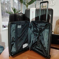 Валіза на 4-х колесах Swissbrand Narberth L 105л Black (DAS302542)
