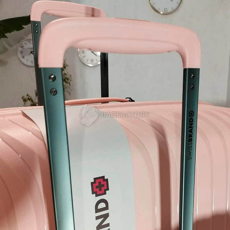 Валіза на 4-х колесах Swissbrand Narberth L 105л Light Pink (DAS302548)