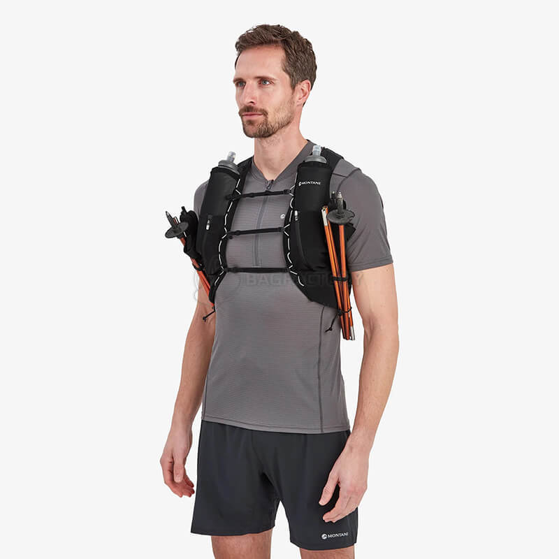 Спортивний рюкзак-жилет Montane Gecko Vp+ L Black (PGEVPBLAN15)